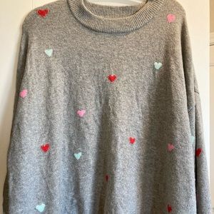 New Heart sweater 3x